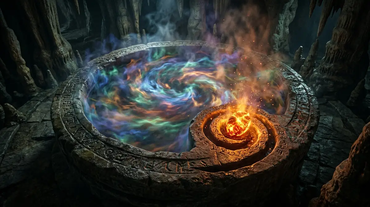 Caldera Background Element